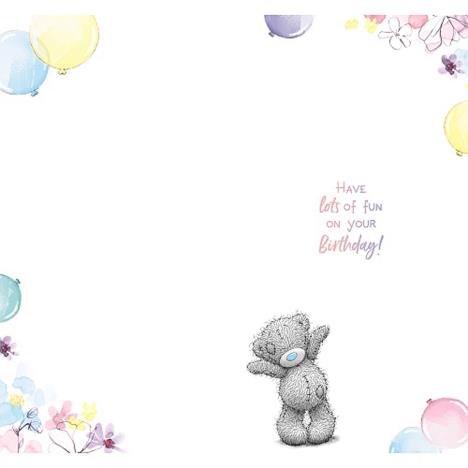 Tatty Teddy Holding Birthday Banner Me to You Bear Birthday Card Extra Image 1